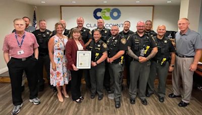 Clark County recognizes area school resource officers