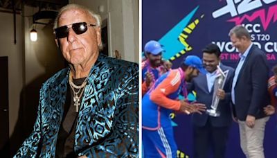 'A Page Out of my Playbook, WOOOO!!': Ric Flair Approves Rohit Sharma Doing Iconic Strut When Lifting the T20WC Title - News18