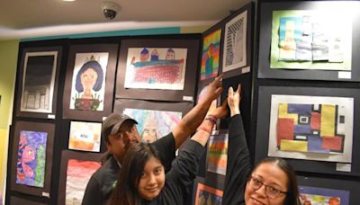 Elementary school students’ art on display at Waukegan library; ‘It’s a moment of pride for them’