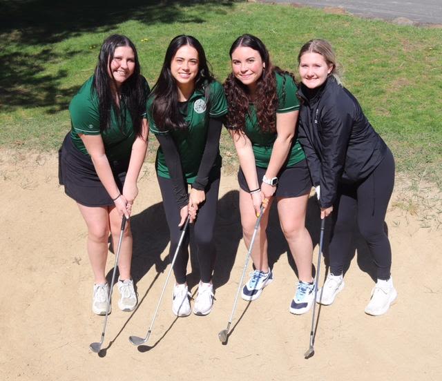 Notre Dame Academy, Auburn, Nashoba girls' golf teams enjoying the spring