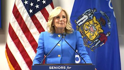 Jill Biden pitches the benefits of age on the campaign trail