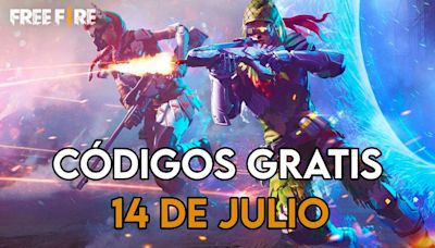 Free Fire | Códigos de hoy domingo 14 de julio de 2024: recompensas gratis