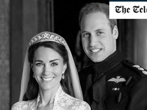 Prince and Princess of Wales release unseen wedding photograph on their 13th anniversary