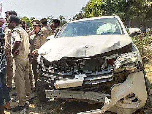 BJP MP Brij Bhushan Sharan Singh's son Karan Bhushan's convoy SUV mows down two youths