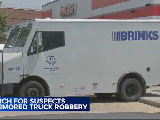 Hundreds of thousands of dollars stolen from Brinks armored truck near Philadelphia