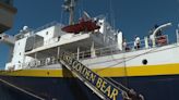 USTS Golden Bear makes first stop at Aloha Tower