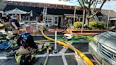 Chapel Hill firefighters battle blaze at Mediterranean Deli