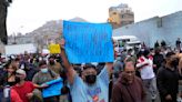 Manifestantes protestan contra el aumento de la delincuencia en Perú