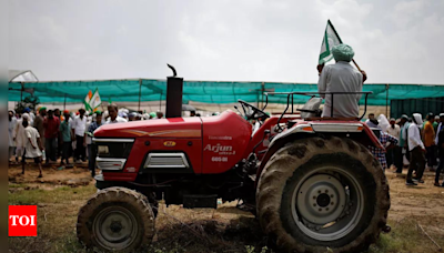 In post-farm stir scenario, netas hitch poll wagons to tractors - Times of India