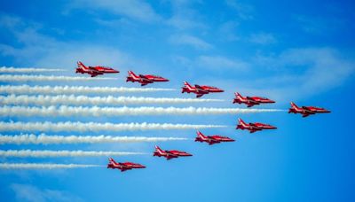 Southport Air Show 2024 flying times for Saturday including Red Arrows