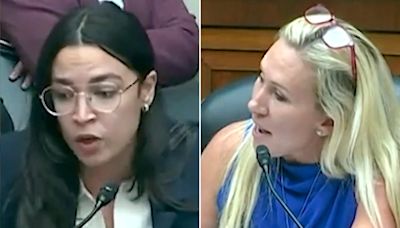 ‘Oh baby girl, don’t even play’: AOC and MTG get into fiery exchange after dig over ‘fake eyelashes’