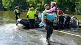 Torrential rains inundate southeastern Texas, causing flooding that has closed schools and roads