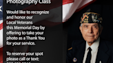 Blackfoot High School photography class to photograph veterans for Memorial Day