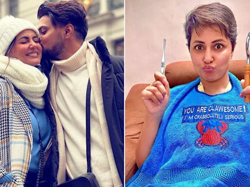 Hina Khan Breast Cancer: Boyfriend Rocky Jaiswal cooks her crabs and says, ’When I am with her, nothing matters more’