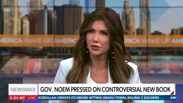 Newsmax Host Gets Real With Kristi Noem About Her Political Implosion