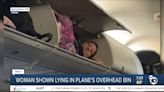 Fact or Fiction: TikTok video shows woman in overhead bin of Southwest Flight?