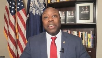 Sen. Tim Scott had this to say about prosecutors in President Trump's trial in New York