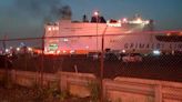 Cargo ship fire in Newark is contained days after 2 firefighters died and 6 were injured, officials say