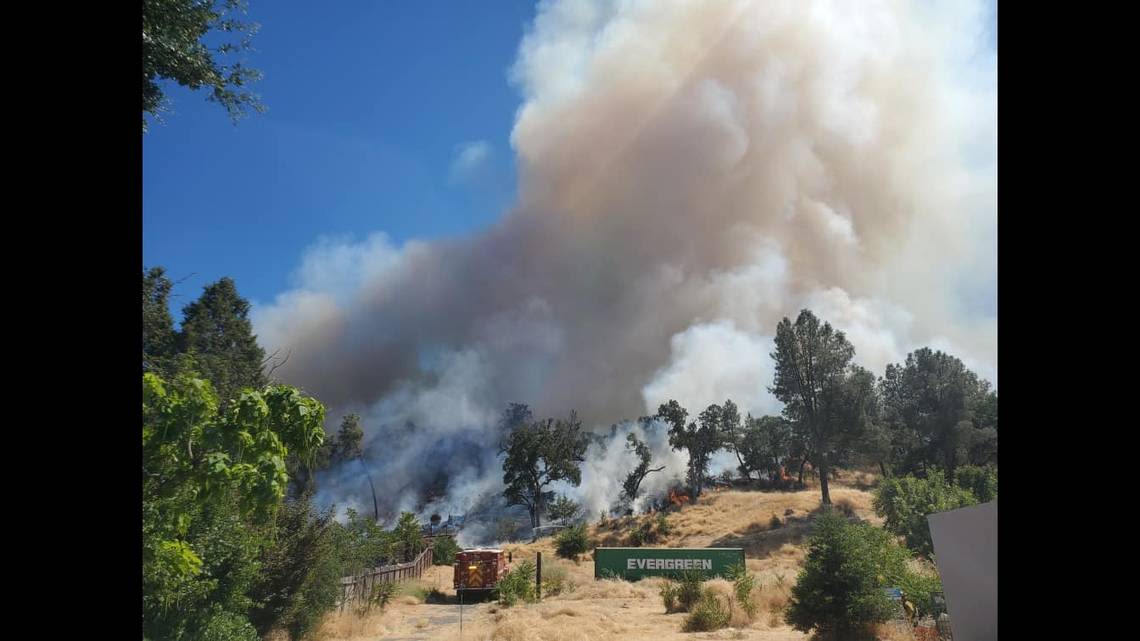 Evacuations reduced as crews get control of fire in California town of Lower Lake