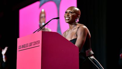 Cynthia Erivo accepts Los Angeles LGBT Center award with speech on the freedom of ‘being the other’