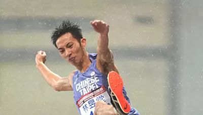台灣田徑公開賽》奧運前最後國內出賽 林昱堂雨中1公分之差擊敗日本代表保住金牌