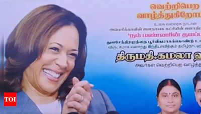 US presidential election: Why this Tamil Nadu village is rallying behind Democrat Kamala Harris | Trichy News - Times of India