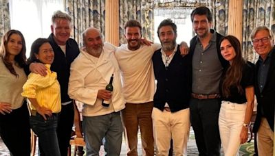 David Beckham celebra su cumpleaños en Valladolid con el chef Gordon Ramsay