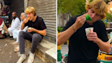 American Travel Vlogger Attempts to Induce Food Poisoning with Delhi Street Food, Then....