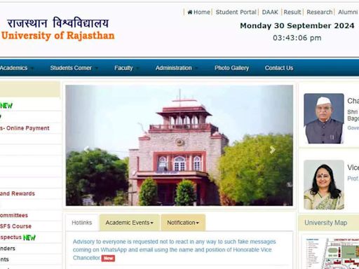 Rajasthan University BEd 2nd Year Results 2024 Declared at uniraj.ac.in; Check Direct Link Here - Times of India