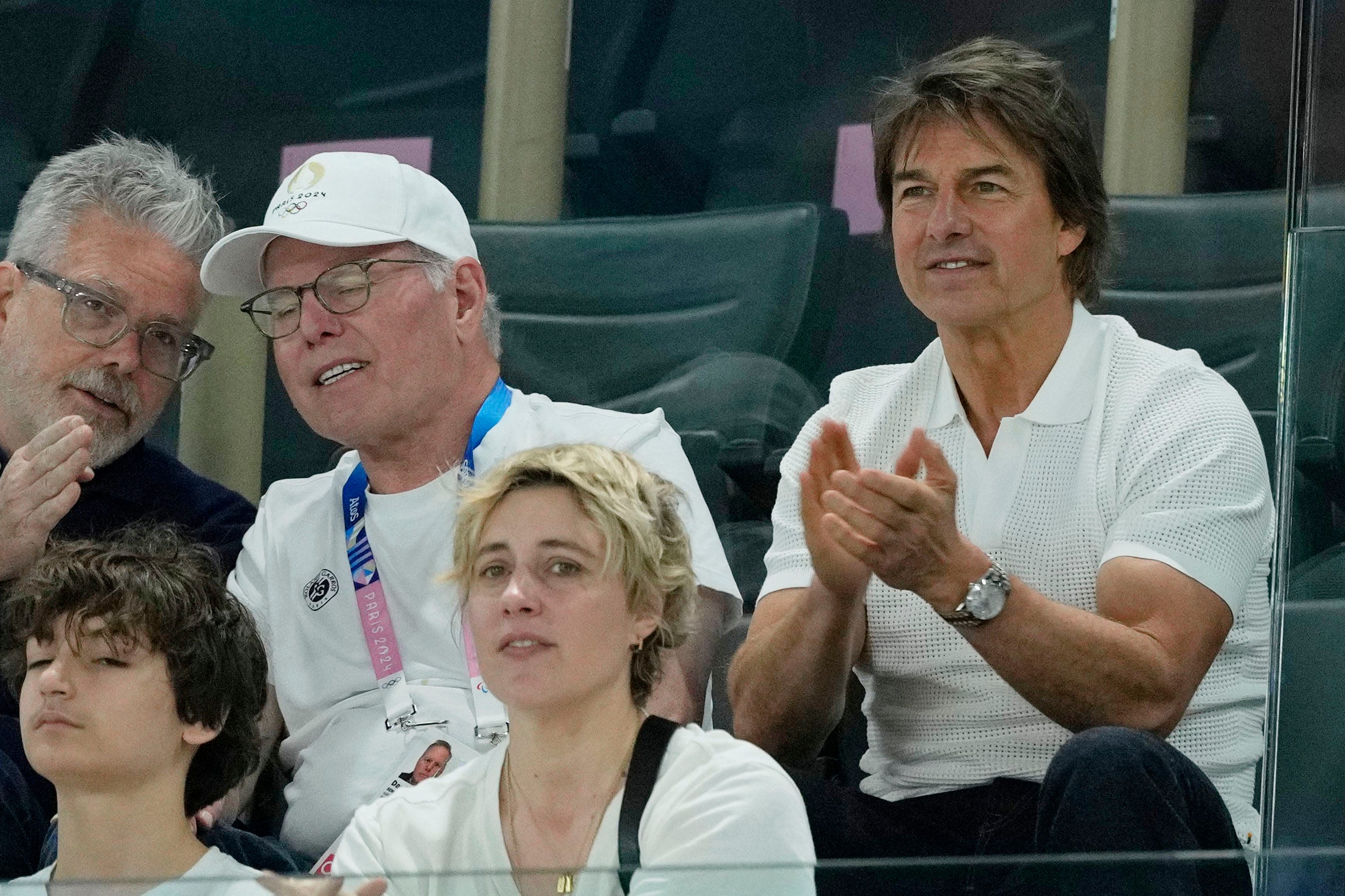 Tom Cruise, John Legend among celebrities on hand to watch Simone Biles