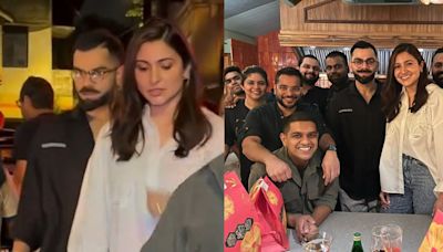 Anushka Sharma-Virat Kohli step out for dinner date in Mumbai, fans ask, ‘Why are they sneaking out from the back door?’