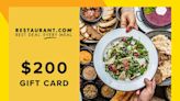 Dine out with a $200 Restaurant.com eGift card for just $35