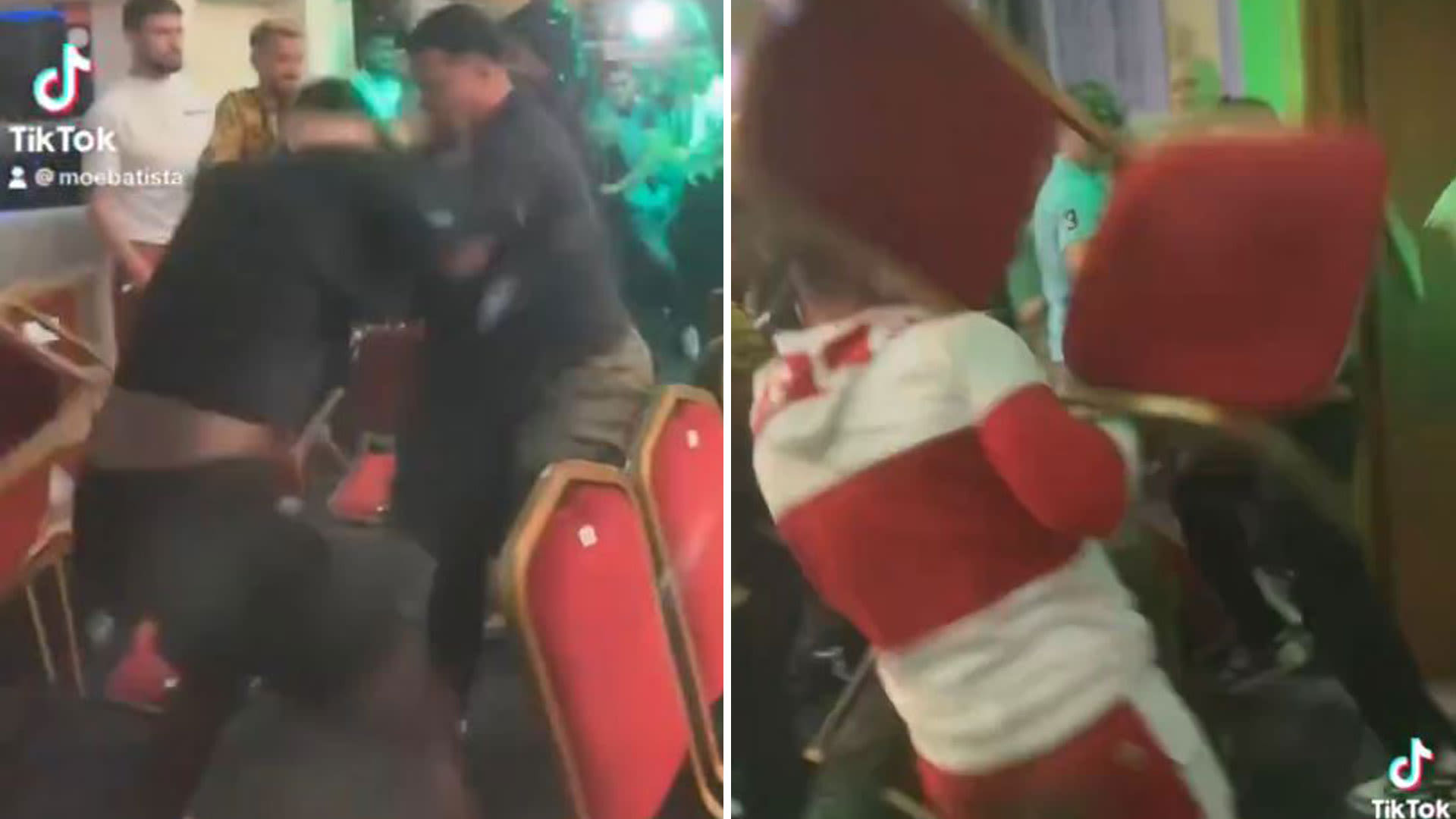 Misfits Boxing 14 descends into chaos as chairs are thrown in mass crowd brawl