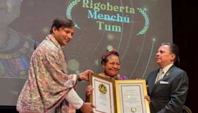 Nobel Prize winner Rigoberta Menchú Tum conferred with Gandhi Mandela Award 2020