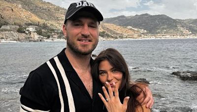 NRL hard man gets engaged in one of the world's most romantic places