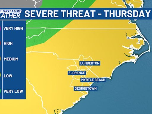 FIRST ALERT: Heat and humidity, watching the potential for severe storms Thursday