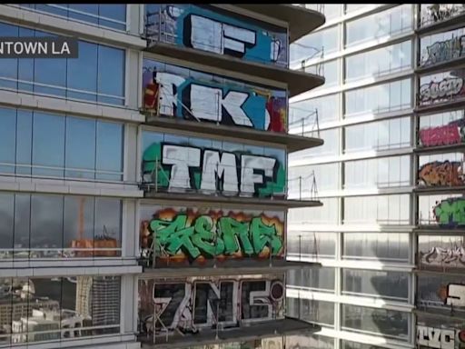 Billionaire Rick Caruso weighs in on persisting problems surrounding LA's ‘Graffiti Towers'