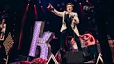 "Stars in every sense of the word." The Killers bring glitz, glam and wall-to-wall big-hitters as they sign off their Las Vegas-style residency in London