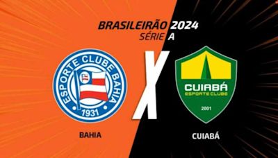 Bahia x Cuiabá: onde assistir, escalações e arbitragem