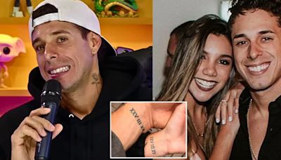 Hugo García no se arrepiente del tatuaje que se hizo con Mafer Neyra: “Todos tienen un significado para mí”