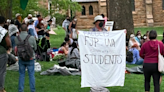 UVa students set up 'liberated zone' on Lawn, demand school divest from Israel