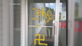 Thorndike post office vandalized with swastika and offensive language