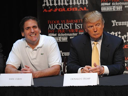 A history of Donald Trump and Mark Cuban's 'love-hate relationship'