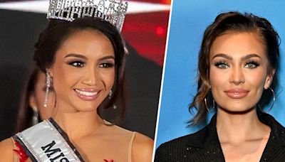 Miss Hawaii says she 'stands with' former Miss USA Noelia Voigt as she accepts the title