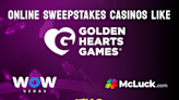 Online sweepstakes casinos like Golden Hearts