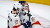 Barkov, Bobrovsky and the Panthers beat the Oilers 4-3 to move within win of Stanley Cup title