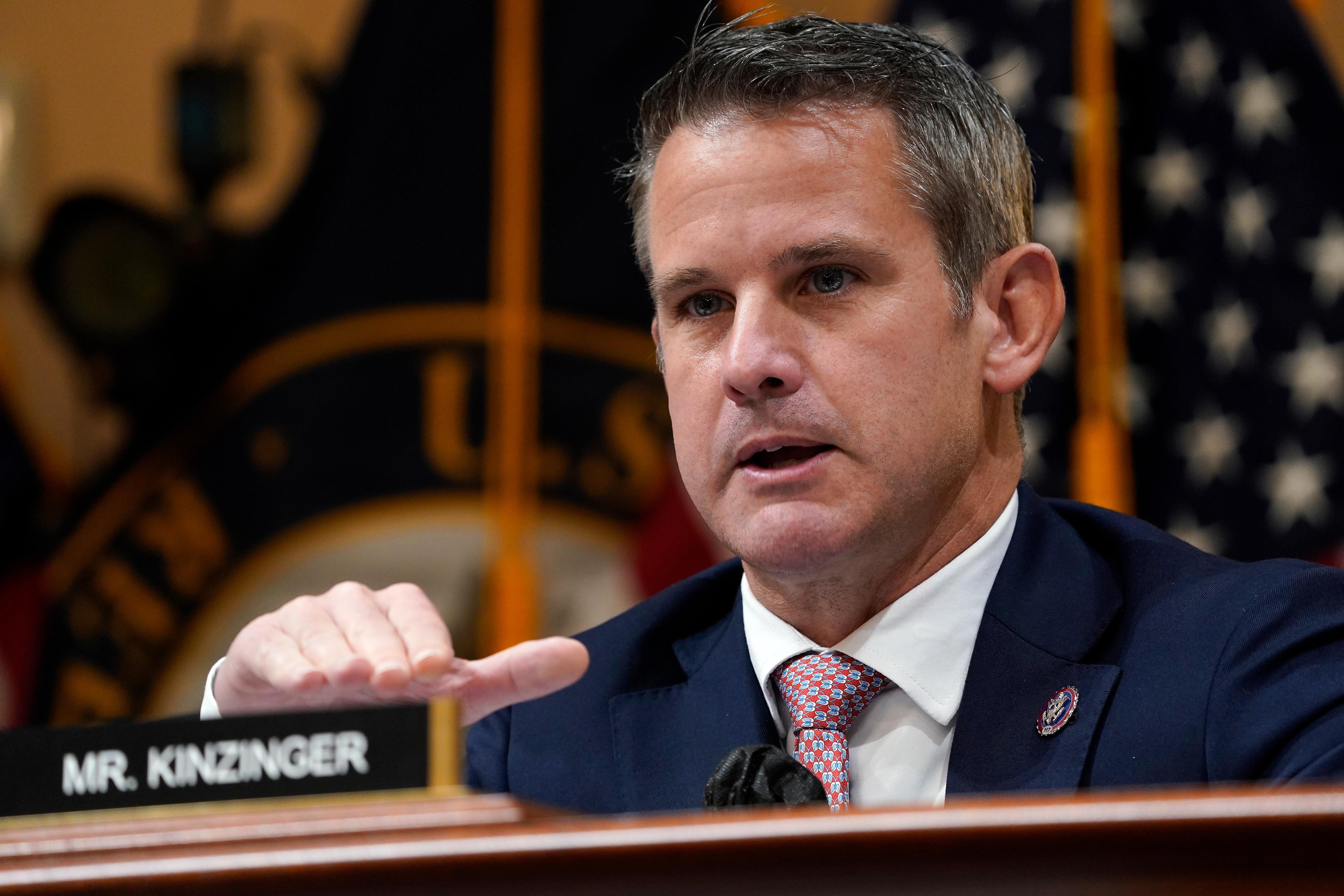 Former GOP Rep. Adam Kinzinger endorses Biden, calling Trump a 'direct threat' to country