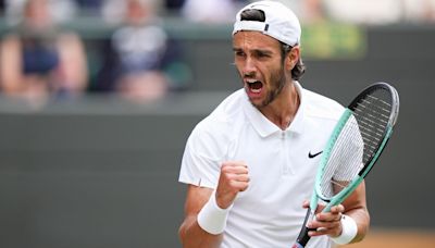 Wimbledon: Lorenzo Musetti fights back to beat Taylor Fritz and set up semi-final vs Novak Djokovic