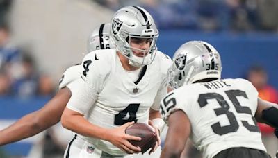 Raiders QB Aidan O'Connell Excited to See RB Zamir White's Potential