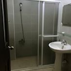 【阿貴不貴屋】 一字三門 淋浴拉門 浴室拉門系列 有框 一字三片 PS板 ❖含施工安裝
